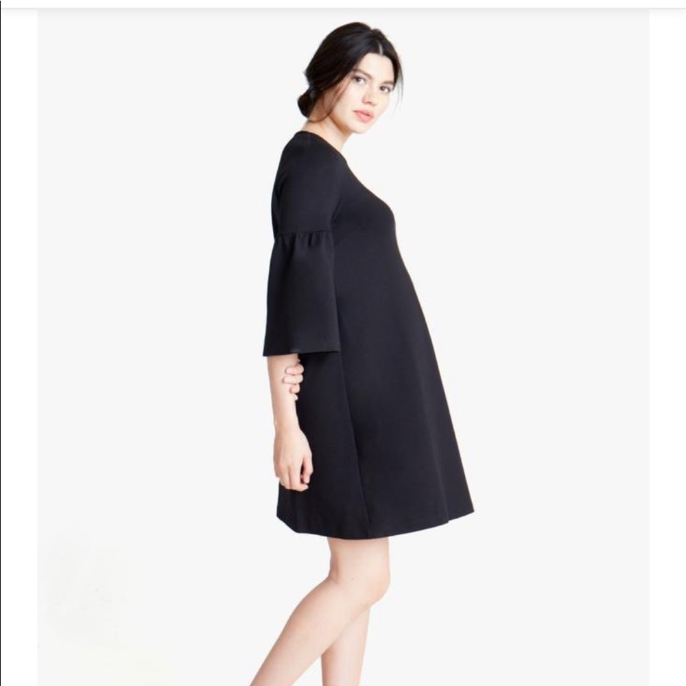Ingrid & Isabel Ponte Bell Sleeve Dress